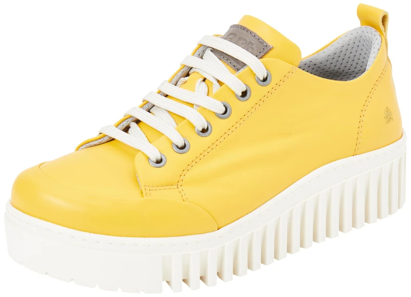 ART 1535 Brighton, Women's Trainers, Nappa Yellow-Cream, 38 EU, Nappa Yellow Cream, 6 UK