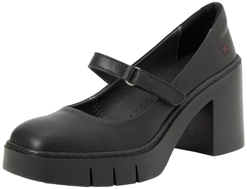ART 1977 Berna, Women's Platform, Nappa Black, 7 UK - Image 1