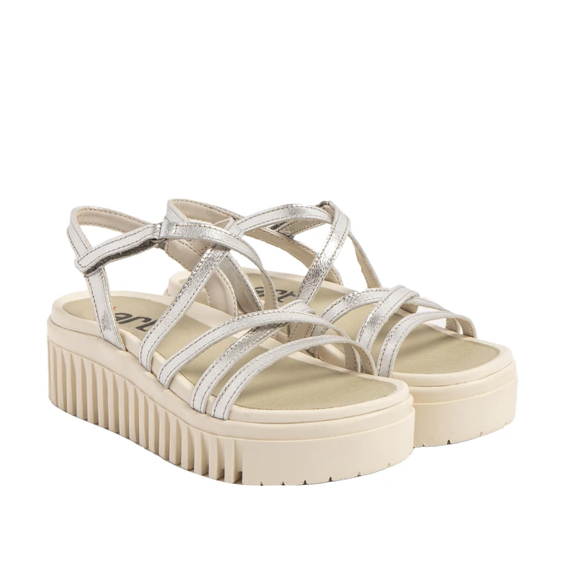 ART 1576f Brighton, Women's Sandal, Metallic Silver, 8 UK