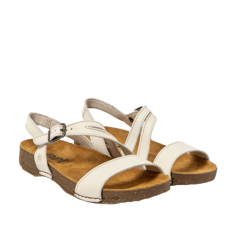 ART 1045 I Breathe Flat SandalsWomen, Nappa Cream, 3 UK