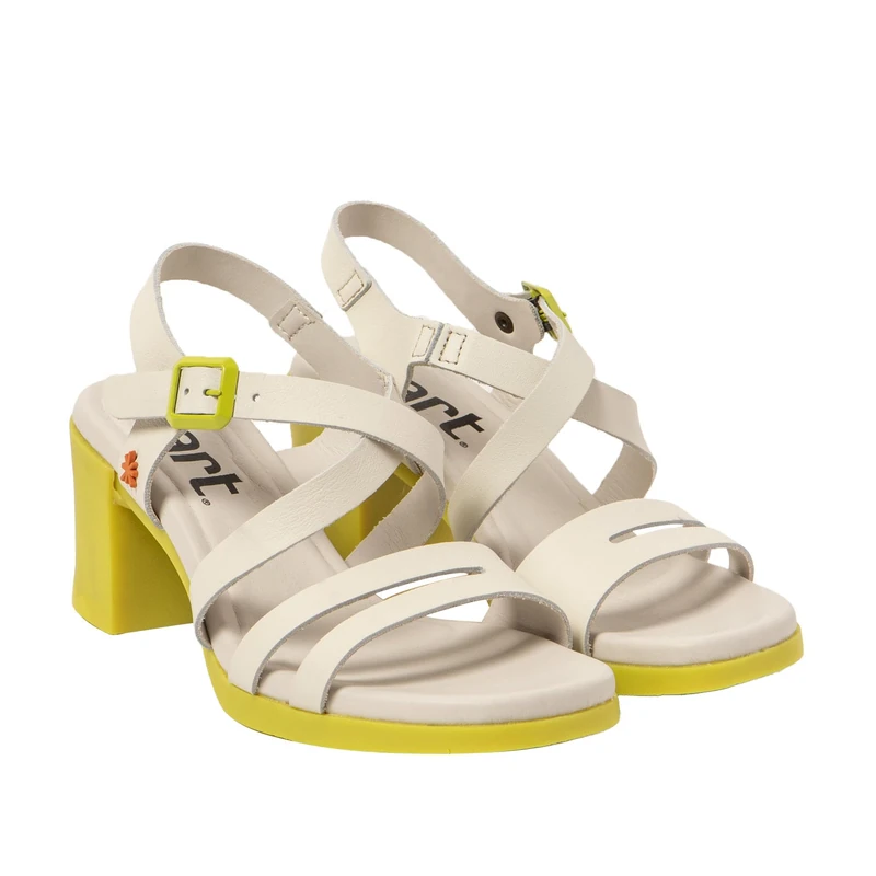 ART Women's 1840 Cannes Sandal, Nappa Cream Pistachio, 7 UK