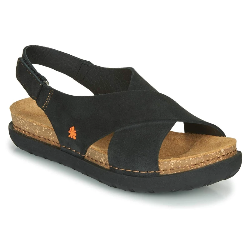 ART 1710s Rhodes, Women's Sandal, Black/White, 3 UK