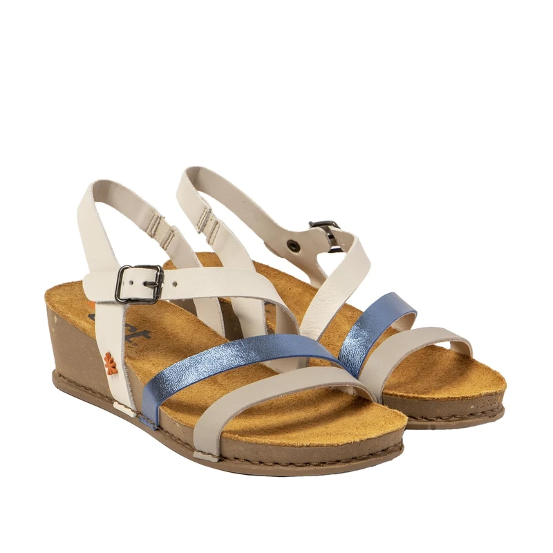 ART 1930 I Live, Women's Sandal, Nappa Multi Cream, 6 UK