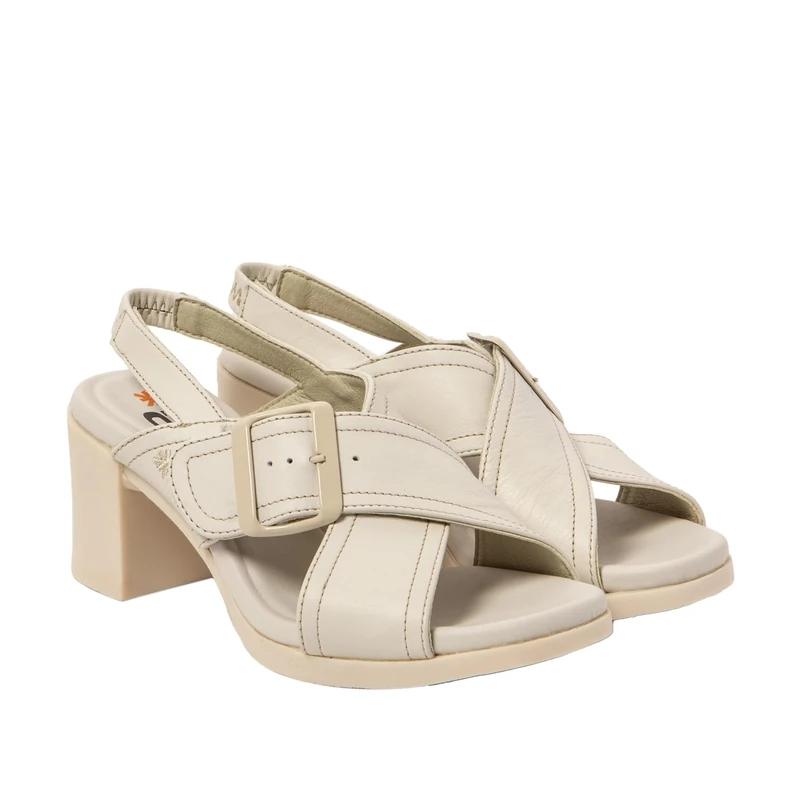 Art Women's 1845 Cannes Sandal, Nappa Cream, 3.5 UK