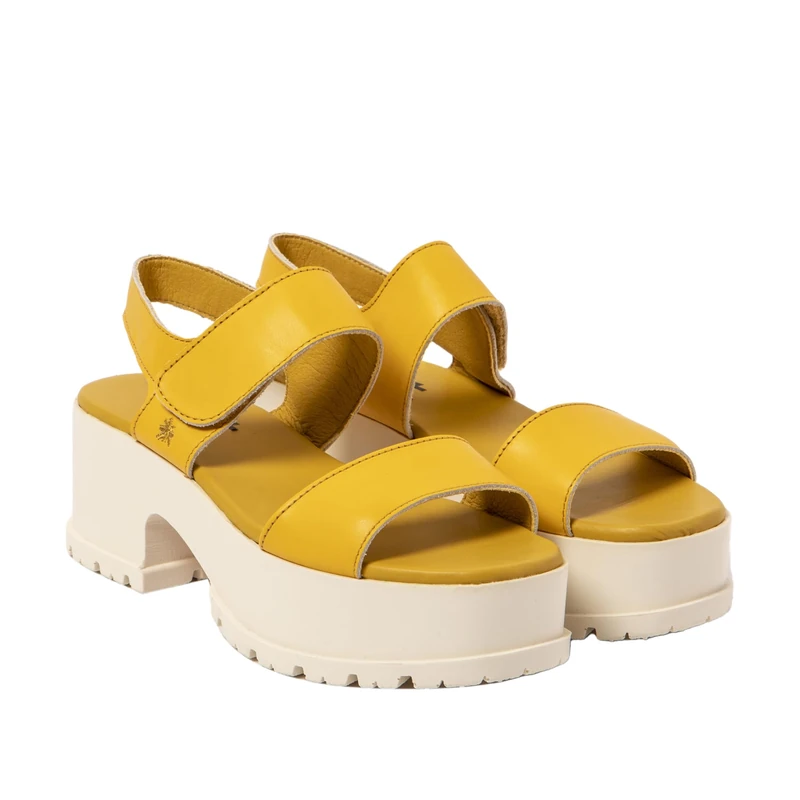 ART Women's 1829 Manchester Sandal, Nappa Yellow, 9 UK