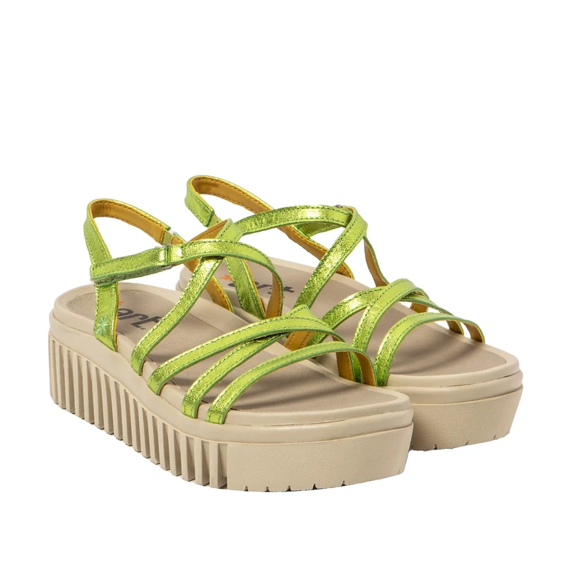 ART 1576f Brighton, Women's Sandal, Metallic Pistachio, 7 UK