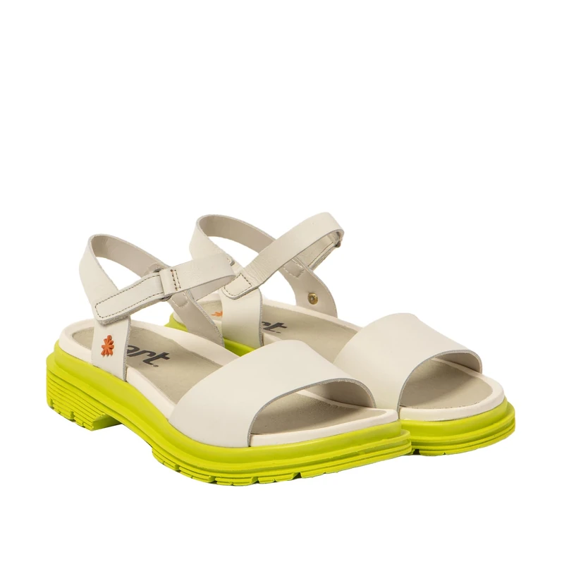 ART 1548 Birmingham, Women's Sandal, Nappa Cream Pistachio, 8.5 UK