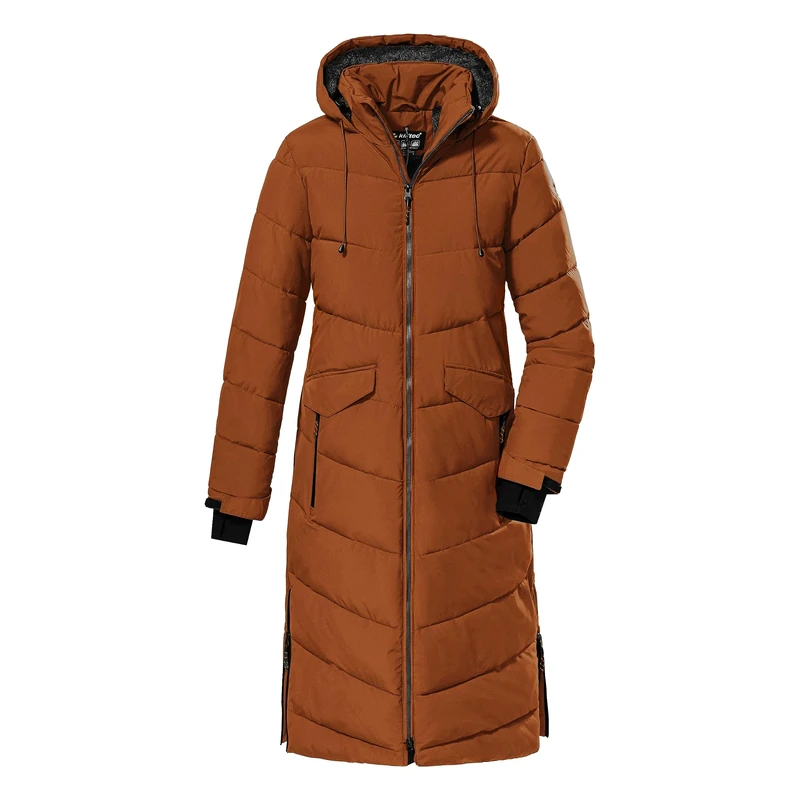 Killtec Ladies Kow 62 Wmn Qltd Ct Winter Coat Down Look Hooded Coat