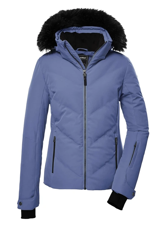 Killtec Women's Ksw 58 Wmn Ski Qltd Ski Jacket/Quilted Jacket with Removable Hood and Snow Guard