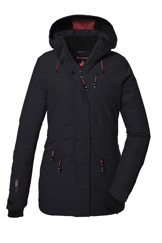 Killtec Women's Ksw 110 Wmn Ski Jacket/Functional Jacket with Removable Hood and Snow Guard