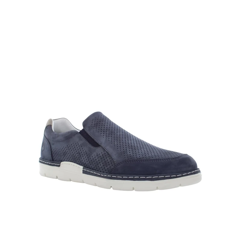 Lumberjack Men's Gino Driving Style Loafer, Navy Blue Grey, 11 UK - Image 1