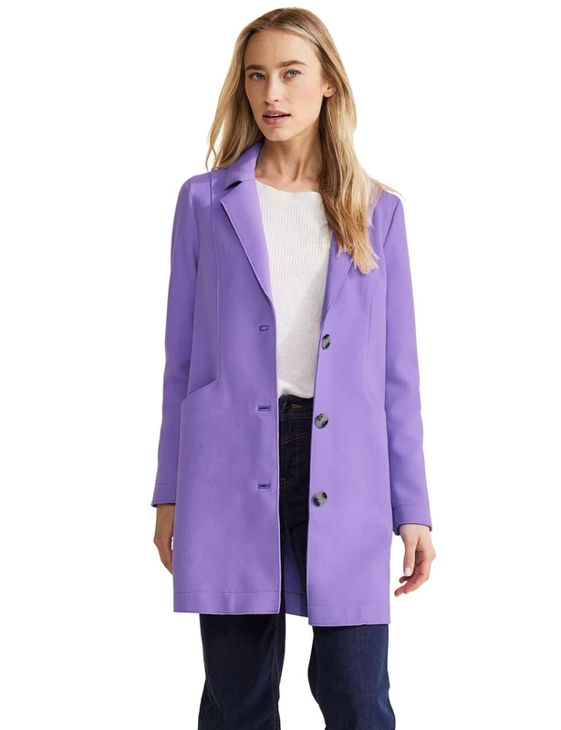 Street One Women's A201918 Jacket, Shiny Lilac, 36