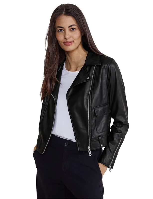 Street One Women's A212011 Jacket, Black, 38