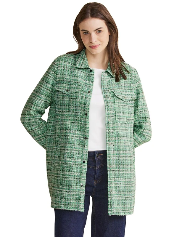 Street One Women's A212015 Jacket, Arty Green, 6