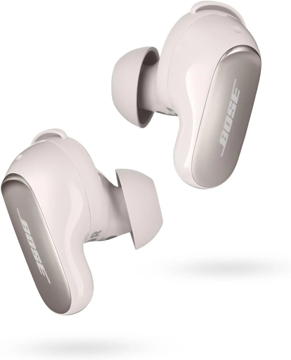 Bose QuietComfort Ultra Wireless Noise Cancelling In-Ear Earbuds, Bluetooth Noise Cancelling Earbuds with Spatial Audio and World-Class Noise Cancellation, White Smoke