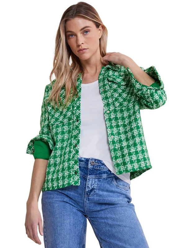 Street One Women's A212012 Jacket, Arty Green, 40