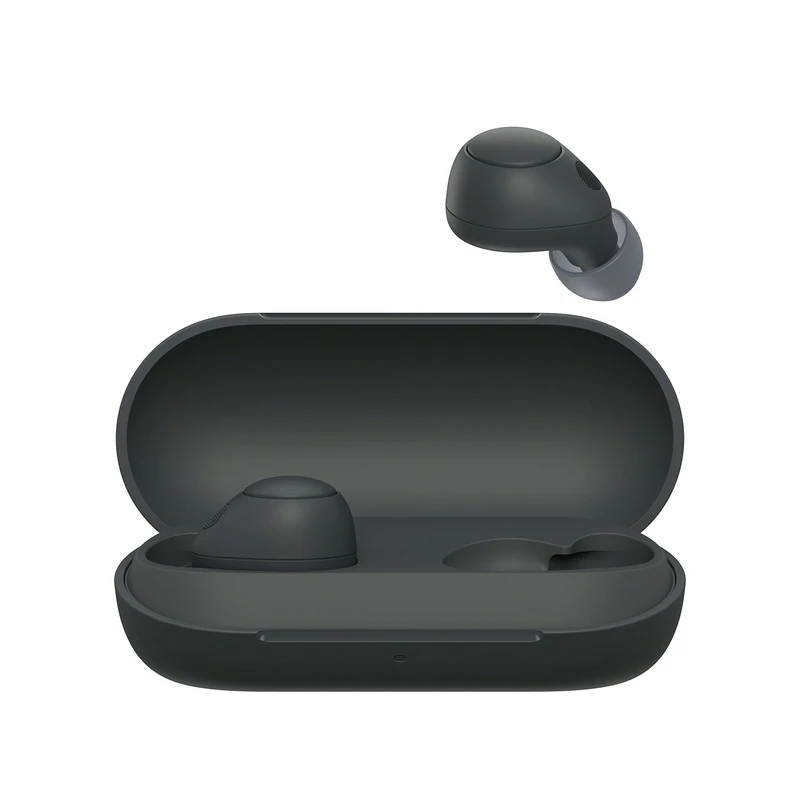 Sony WF-C700N Wireless, Bluetooth, Noise Cancelling Earbuds (Small, Lightweight Earbuds with Multi-Point Connection, IPX4 rating, up to 20 HR battery, Quick Charge, iOS & Android) Black (Renewed)