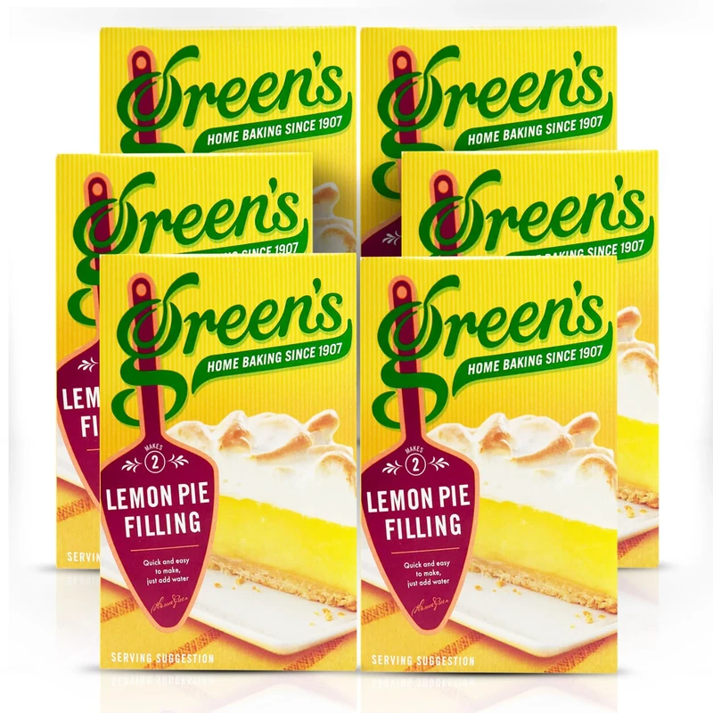 Green's Lemon Pie Filling - Twin Pack - Pack of 6 (140g) - Image 1