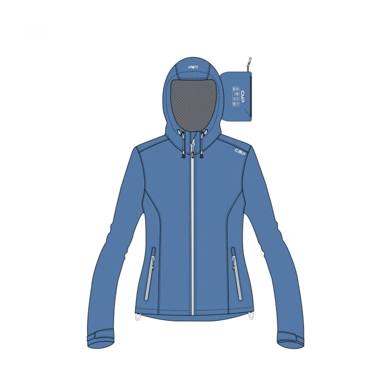 CMP WOMEN'S JACKET FIX HOOD PROVENZA UK 8