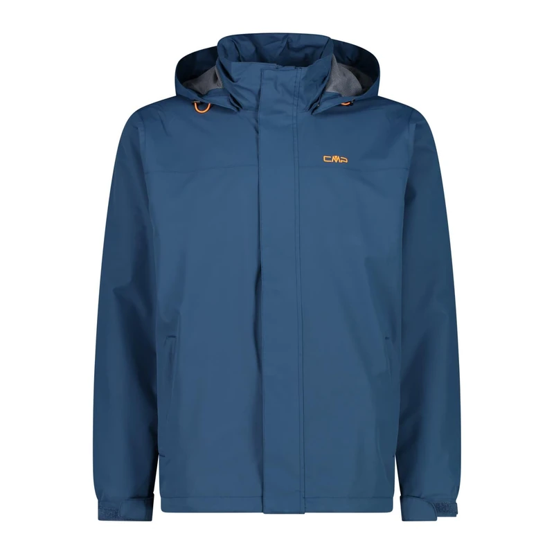 CMP MENS JACKET SNAPS HOOD, BLUESTEEL, 5XL