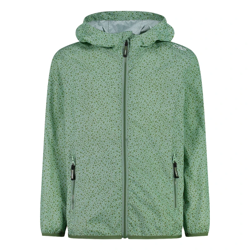 CMP GIRL'S KID JACKET RAIN FIX HOOD JADE 16 YEARS