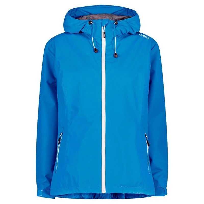 CMP Women's Tear-resistant Rain Jacket with Fixed Hood Rain Jacket