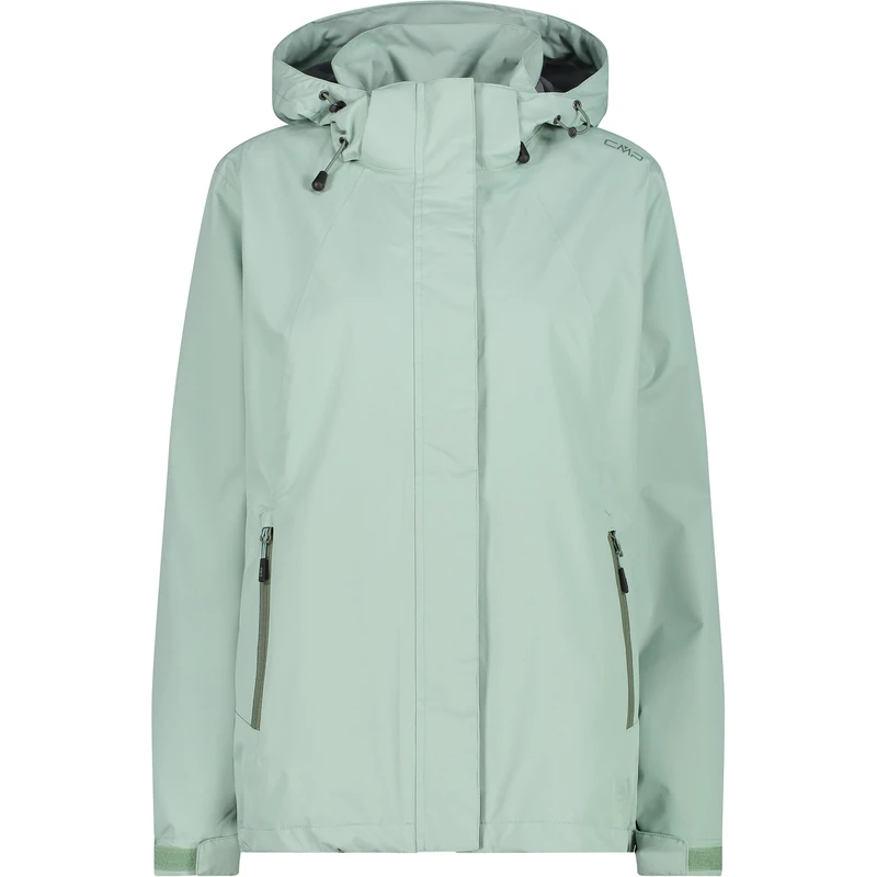 CMP WOMEN'S JACKET ZIP HOOD WITH VENTILATION JADE UK 12