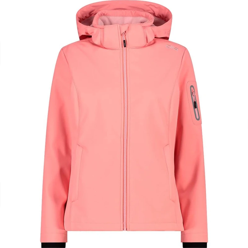 CMP Women's Softshell Jacket with Removable Hood