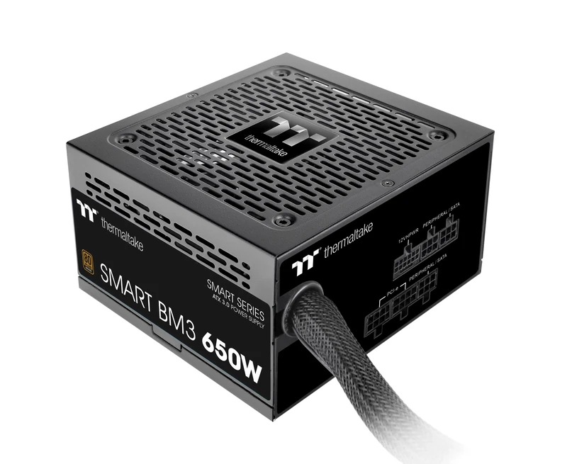 Thermaltake Smart BM3 650W/ 80Plus Bronze/ATX 3.0 & PCIE 5.0 Ready/Semi-Modular Power Supply/ 105°C/221°F Japanese Capacitor/ 5 Year Warranty - Image 1