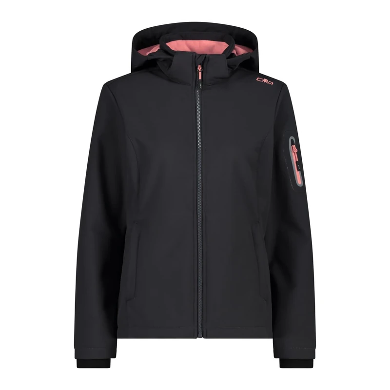 CMP Women's Softshell Jacket with Removable Hood