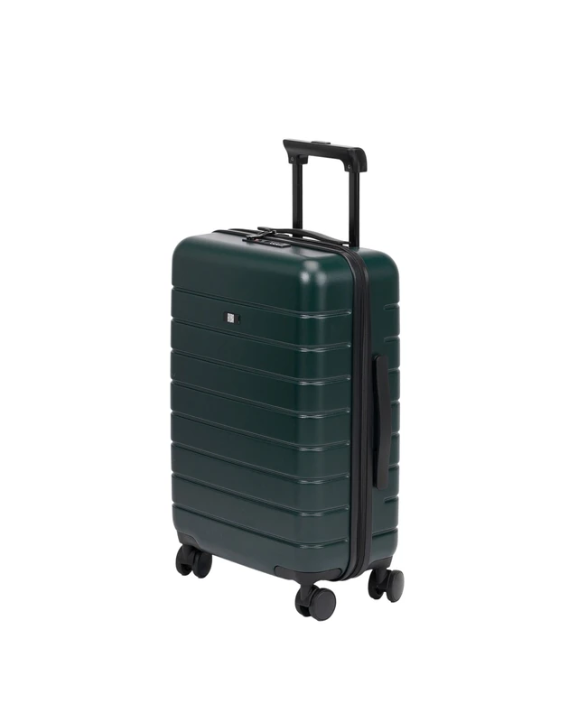 BIBA | Trolley Type Travel Suitcase, Ivo G Suitcase, Trolley Handle, Zipper and TSA Closure, ABS, Green, M, Suitcases & Trolleys