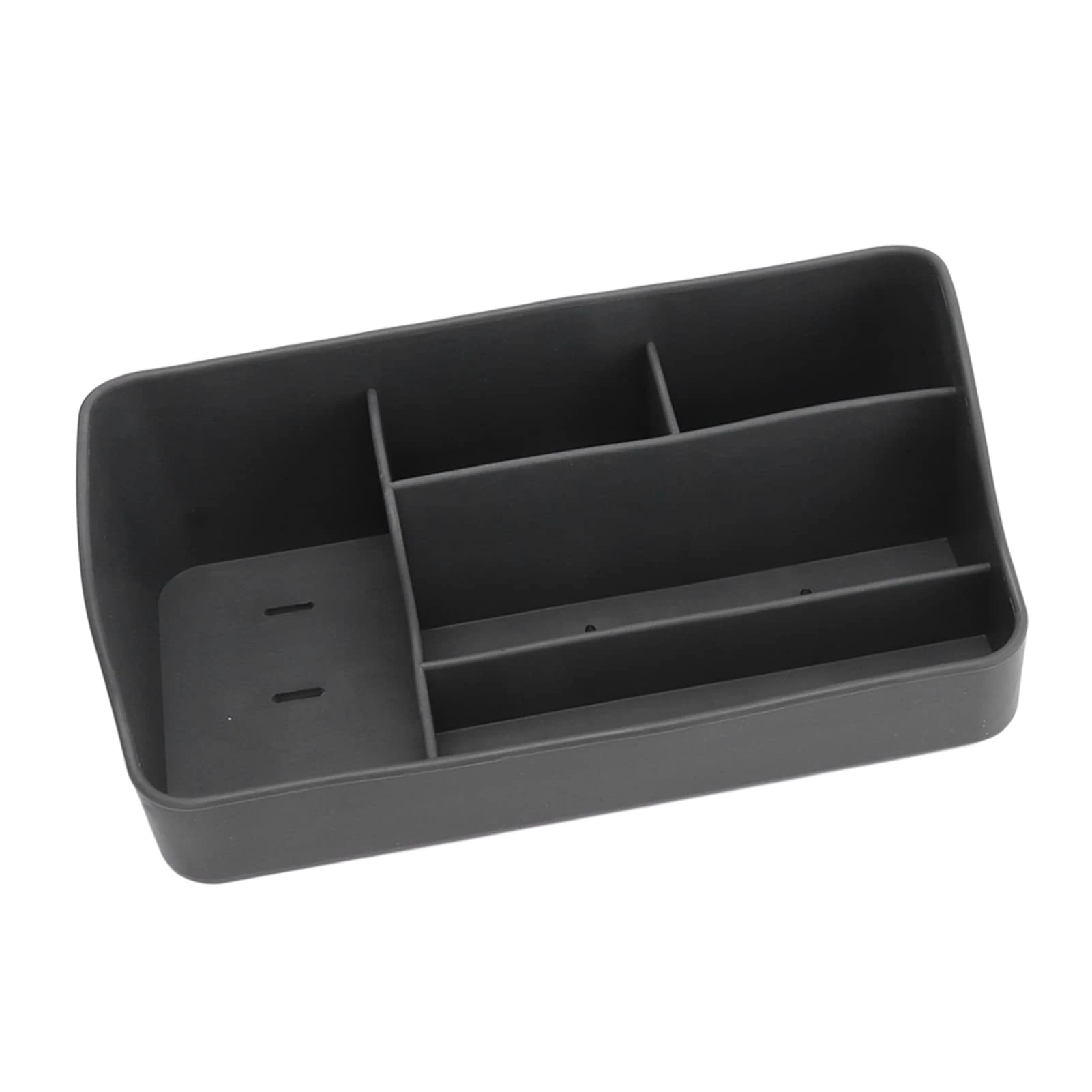 Airshi Makeup Desk Organizer, 5-Grid Multifunctional Skin Care Makeup Organizer for Bedrooms (Dark Grey)