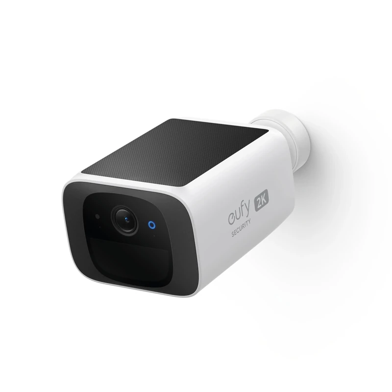 eufy Security outdoor surveillance camera S220 SoloCam, 2K resolution, Nonstop Power with Solar, 2.4 GHz WiFi, no subscription, no monthly costs (Refurbished)