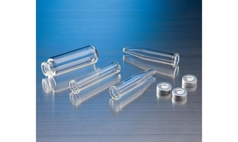 Kinesis KX Microwave Vial w/Crimp Cap, 10 to 20 mL, Silicone/PTFE, 20 mm, 50/pk