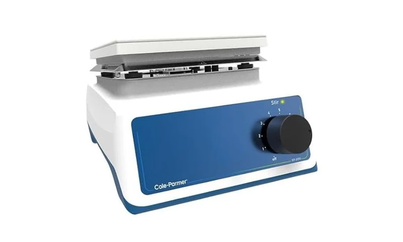 Cole-Parmer ST-200-C Stuart Undergrad Analog Stirrer, 15 x 15 cm, Ceramic, 230 VAC