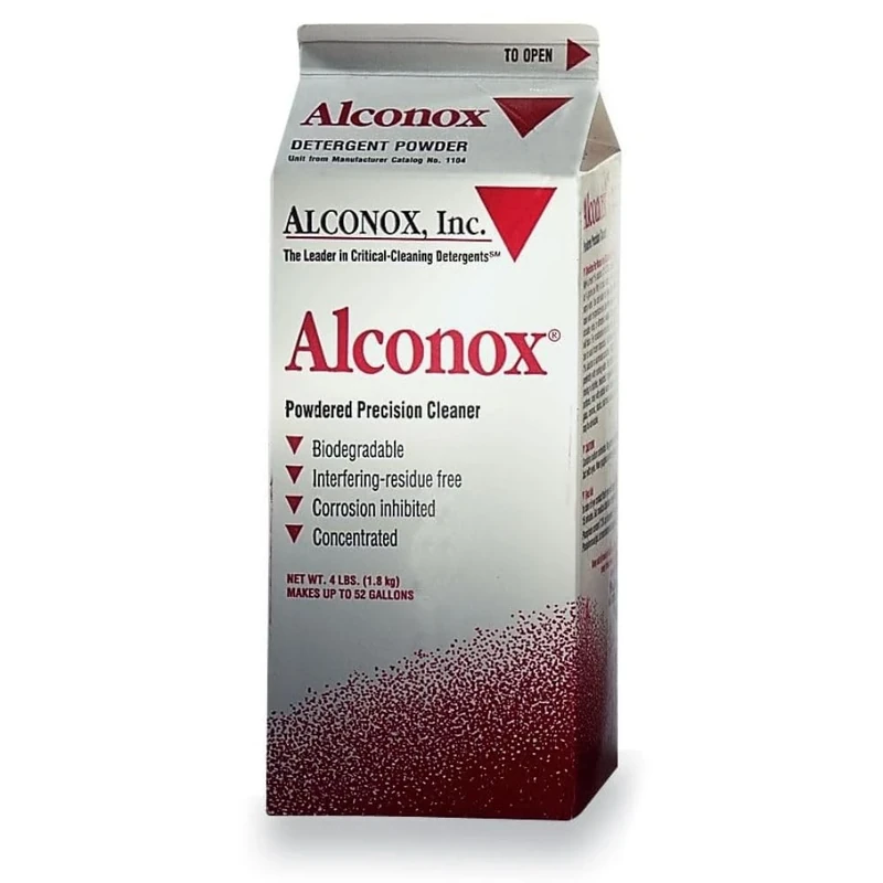 Alconox 1104 Powdered Precision Cleaner, 9 x 4 lb Box/Cs
