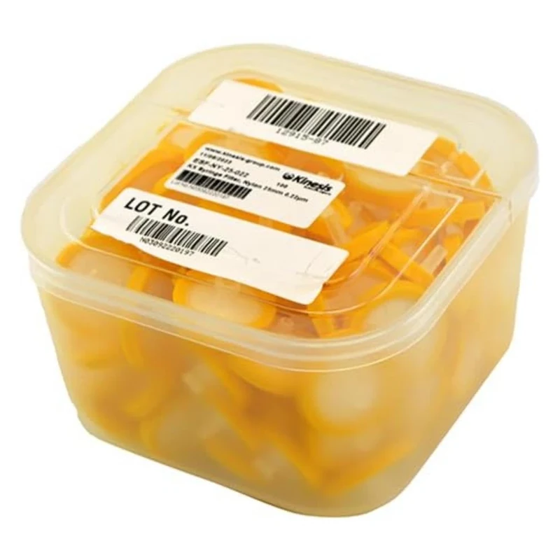 Kinesis KX Syringe Filter, Nylon, 25 mm dia, 0.22 µm, 100/pk