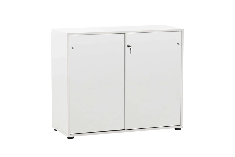 Schildmeyer Filing Cabinet, Engineered Wood, White, 100 x 41 x 83,6 cm - Image 1