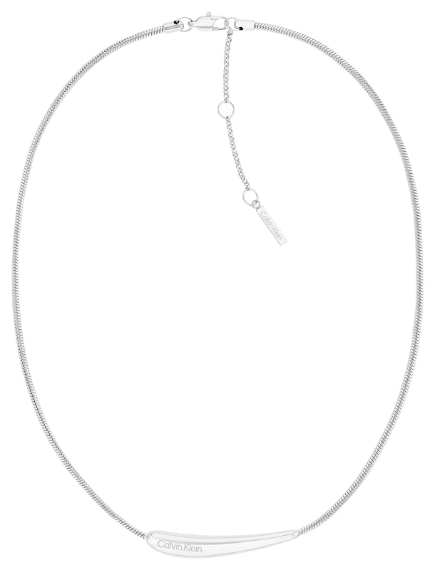 Calvin Klein Women's ELONGATED DROPS Collection Pendant Necklace in Stainless Steel - 35000338