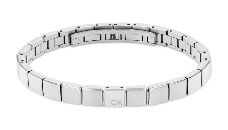 Calvin Klein Men's MINIMALISTIC SQUARES Collection Link Bracelet in Stainless Steel - 35000488