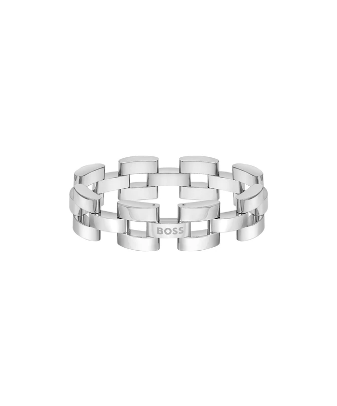 BOSS Jewelry Men's SWAY Collection Link Bracelet in Stainless Steel - 1580511