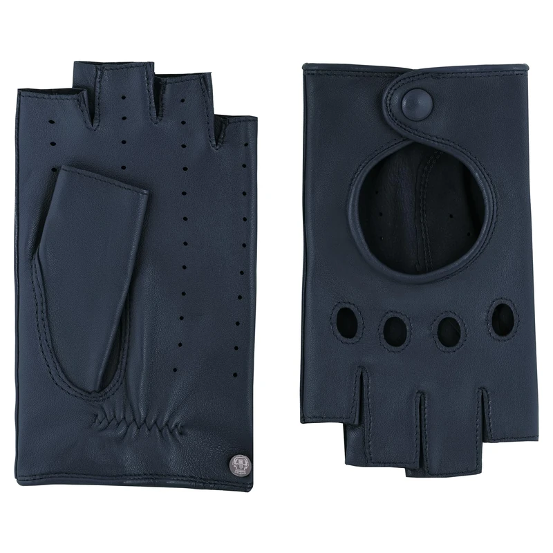 Roeckl Florence Motorist Gloves, Classic Navy, 6, Classic navy, 6