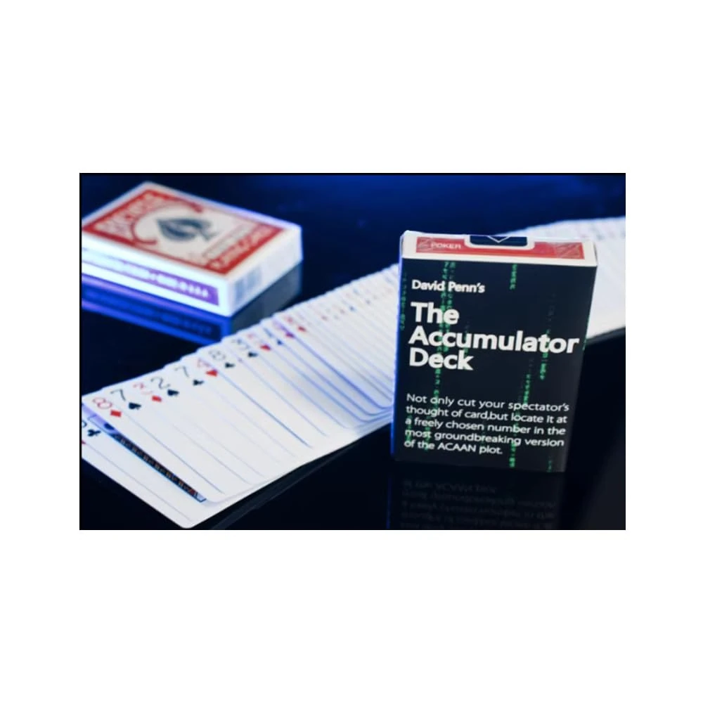 ZQION Accumulator Deck Gimmicks Deck Magic Tricks 52-1 Deck Effect Card Prediction Magia Close Up Magic lllusions Mentalism Props