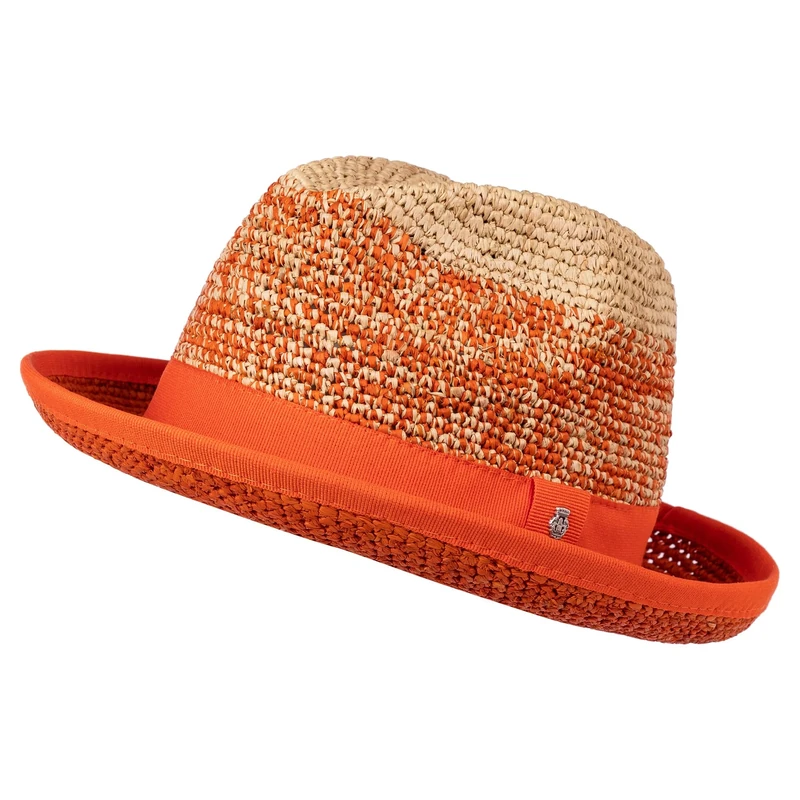 Roeckl Women's Andros Sun Hat, Tangerine, One Size Fits All
