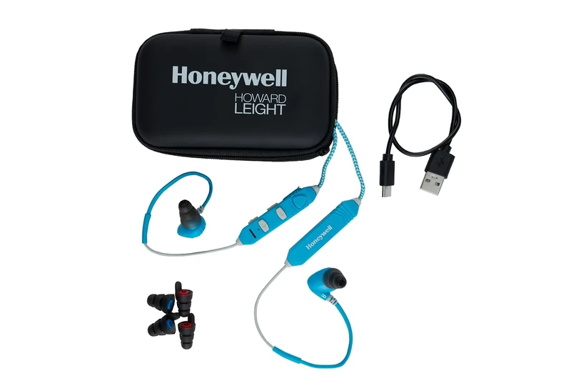 Howard Leight Impact in-Ear PRO 1034109-IE Hear-Through+ Food&Beverage Blister, Blue, Detectable Earmuffs, One Size