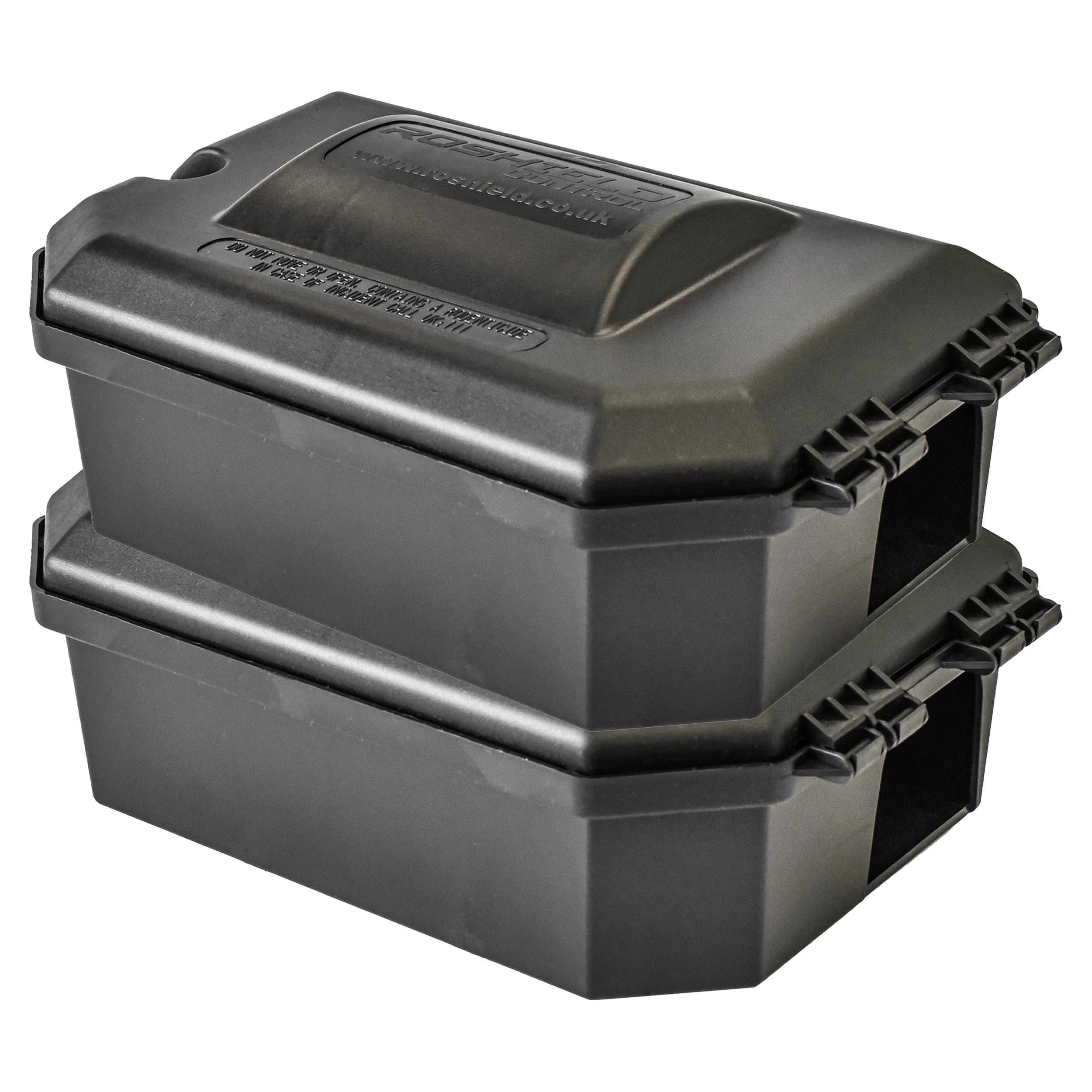 ROSHIELD - Rat & Mouse Pro Quality Tamper-Resistant Safety Bait Box for Rodent Trap Control Treatments, Secure Lockable Bait Stations Appropriate in Both Indoor And Outdoor Settings.