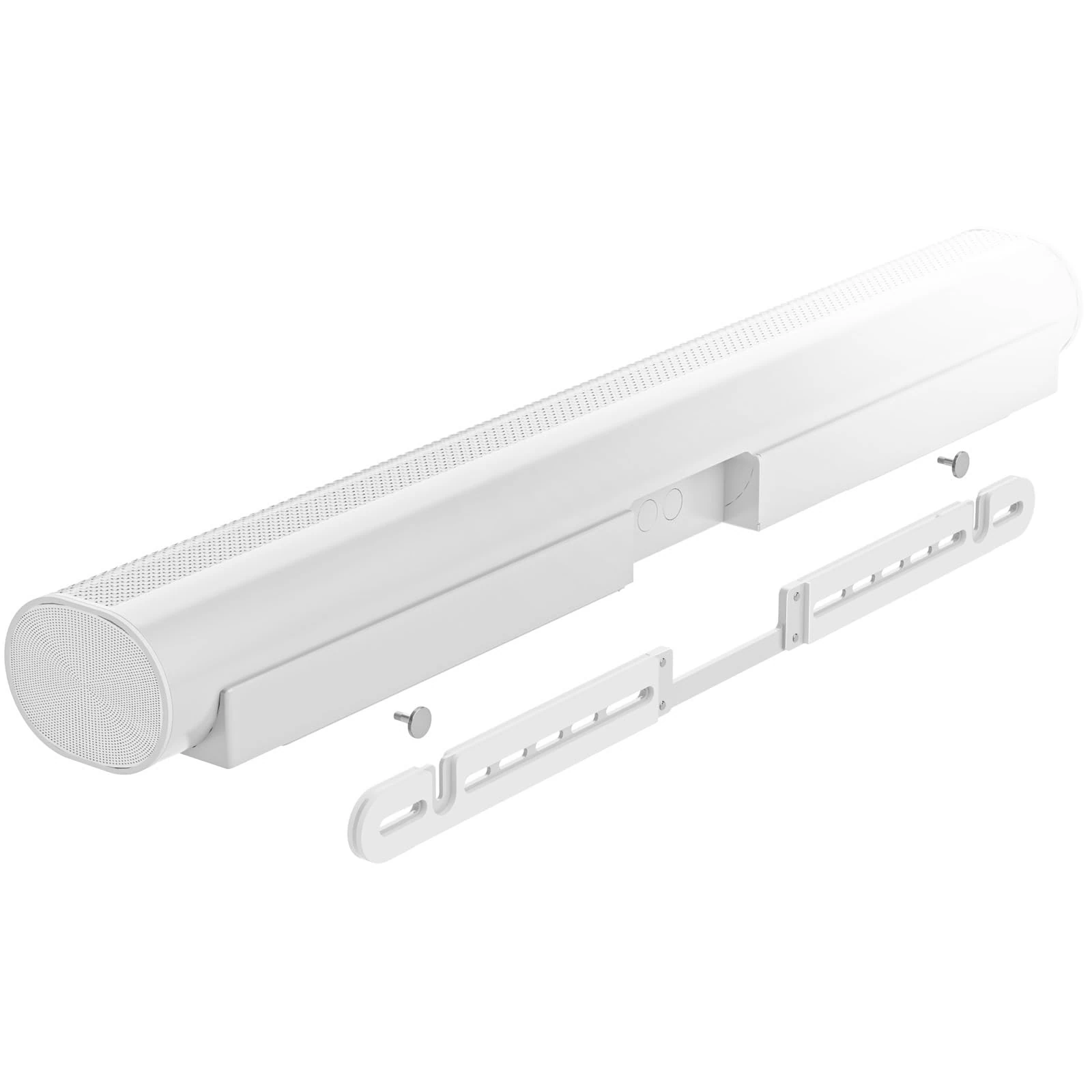 WALI Soundbar Mount for Sonos Arc and Sonos Arc Ultra, Low Profile Sound Bar Wall Mount Bracket, Minimalist Design, Easy to Install, Perfect for Under TV Installation (SON003-W), White