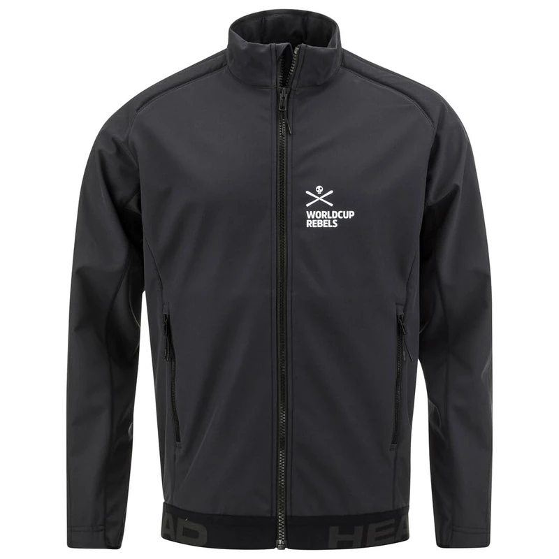 HEAD RACE SOFTSHELL Jacket Men-Black-Medium or Large