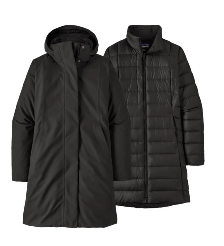 PATAGONIA Coat W's Three 3-in-1 Parka Black M Women, Black, M