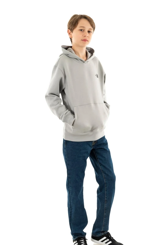 The North Face Mountain Line Hooded Sweatshirt Meld Grey XXL